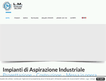 Tablet Screenshot of lmtecnologie.com
